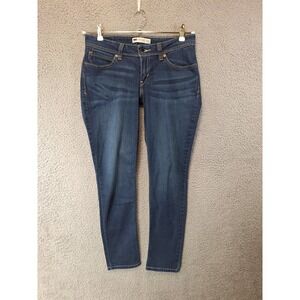 Levi's‎ Jeans Womens 11S (Fits 31x28) Blue Denim Bold Curve Low Rise Skinny Leg